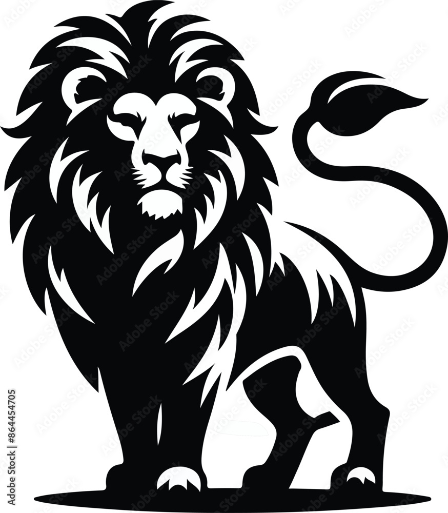 Black tiger vector illustration Black tiger vector illustration