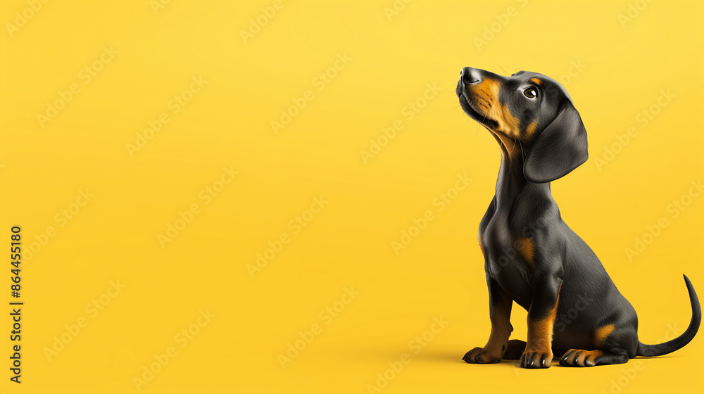 Obraz premium dog, copy space