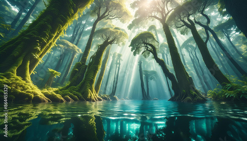 fountain in the park