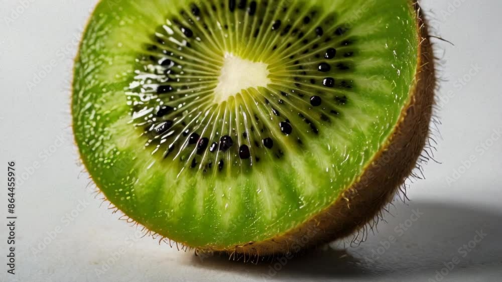 kiwi fruit on a white background