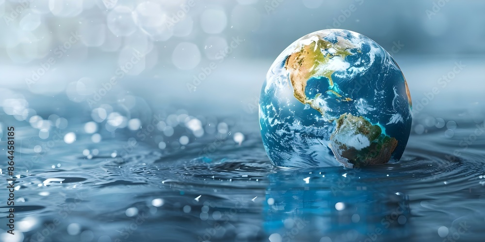 Global Impact of Climate Change Natural Disasters and Melting Snow. Concept Climate Change, Natural Disasters, Melting Snow, Global Impact, Environmental Awareness Global Impact of Climate Change Natural Disasters and Melting Snow. Concept Climate Change, Natural Disasters, Melting Snow, Global Impact, Environmental Awareness