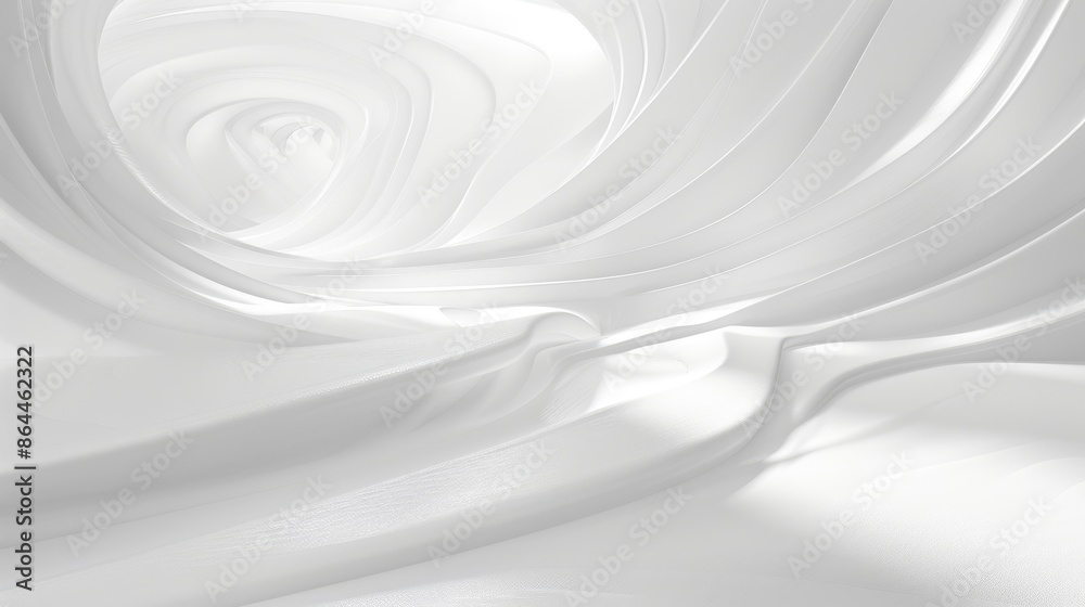 Obraz premium 3D Light White Background