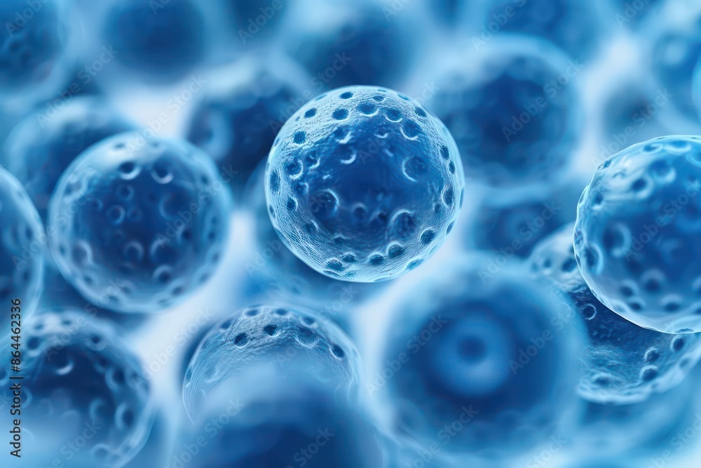A closeup of regenerative medicine cells, perfect for a healthcare banner with ample copy space A closeup of regenerative medicine cells, perfect for a healthcare banner with ample copy space