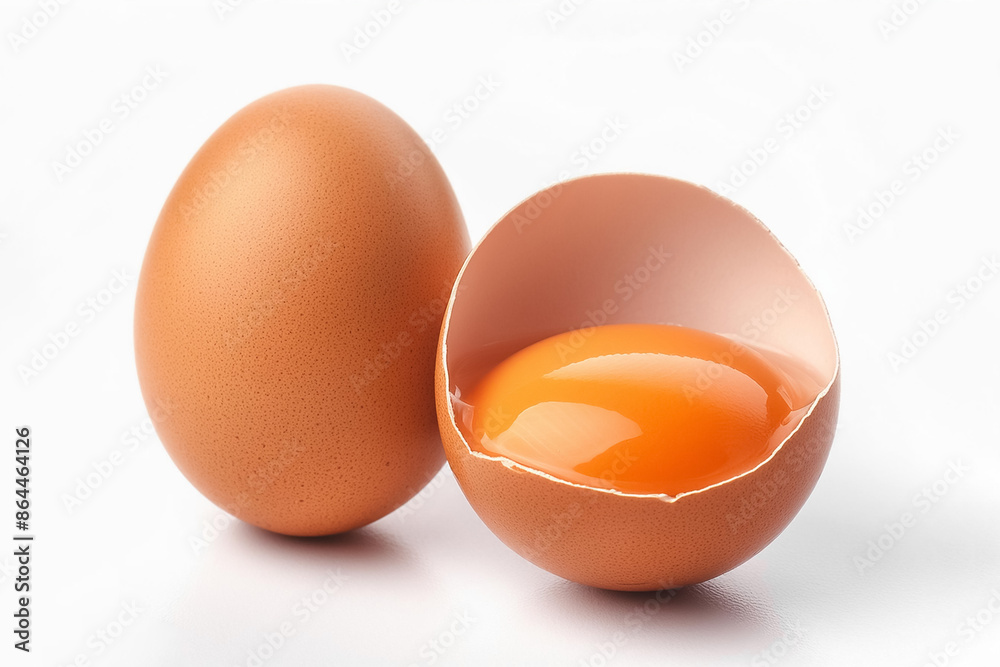 perfect chicken egg isolated on white background perfect chicken egg isolated on white background