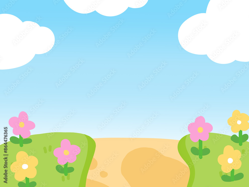 frame with flowers frame with flowers