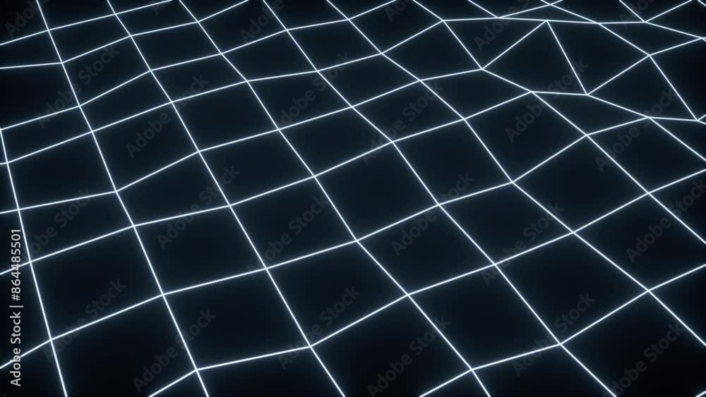 A wavy neon mesh grid that changes the color of the glow, embodying the essence of synthwave and cyberpunk aesthetics. A wavy neon mesh grid that changes the color of the glow, embodying the essence of synthwave and cyberpunk aesthetics.