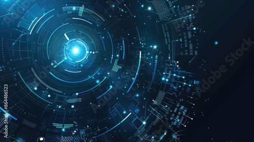 abstract technology communication concept vector background