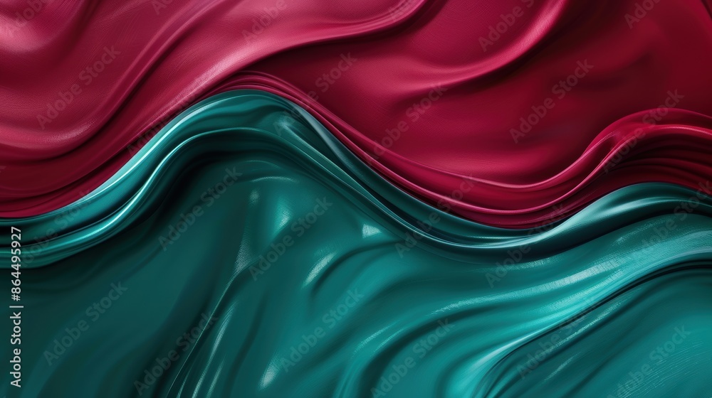 Obraz premium Vibrant abstract fluid art background