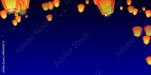 Yi peng festival card.