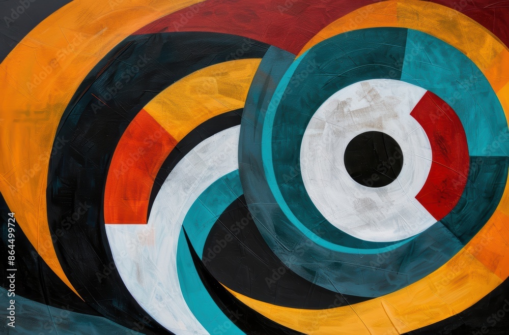 Vibrant abstract geometric shapes and patterns Vibrant abstract geometric shapes and patterns