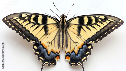 Eastern Swallowtail Butterfly in Flight