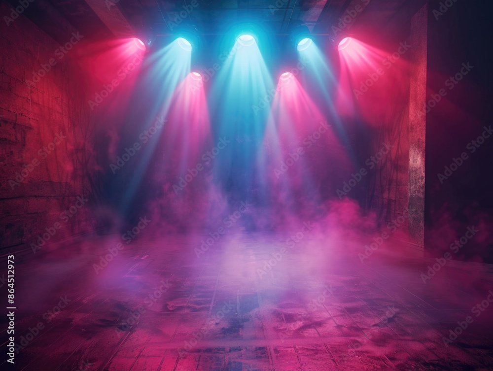 Fototapeta premium Dark Room Lighting