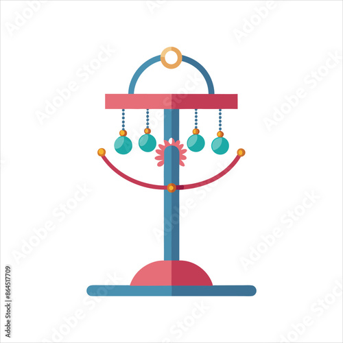 jewelry stand vector