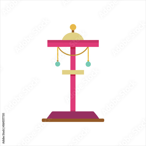 jewelry stand vector