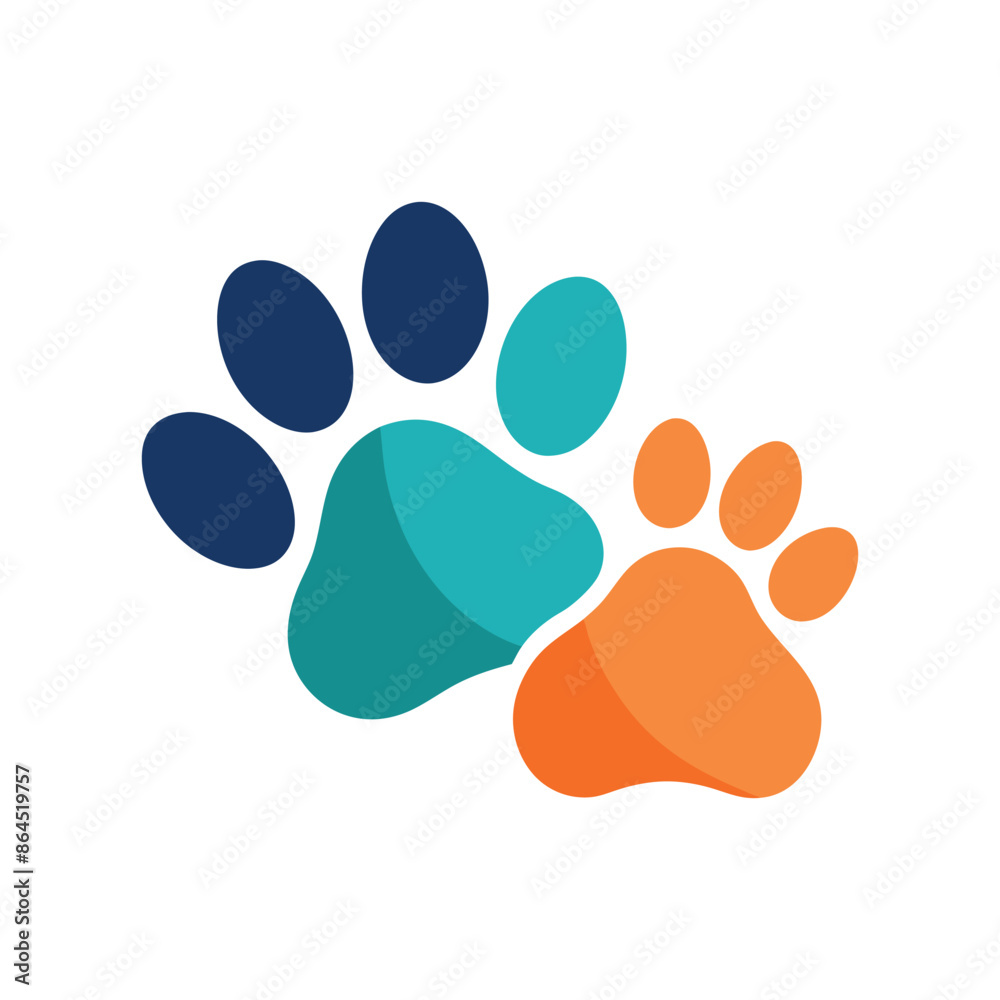 dog and cat paw vector dog and cat paw vector