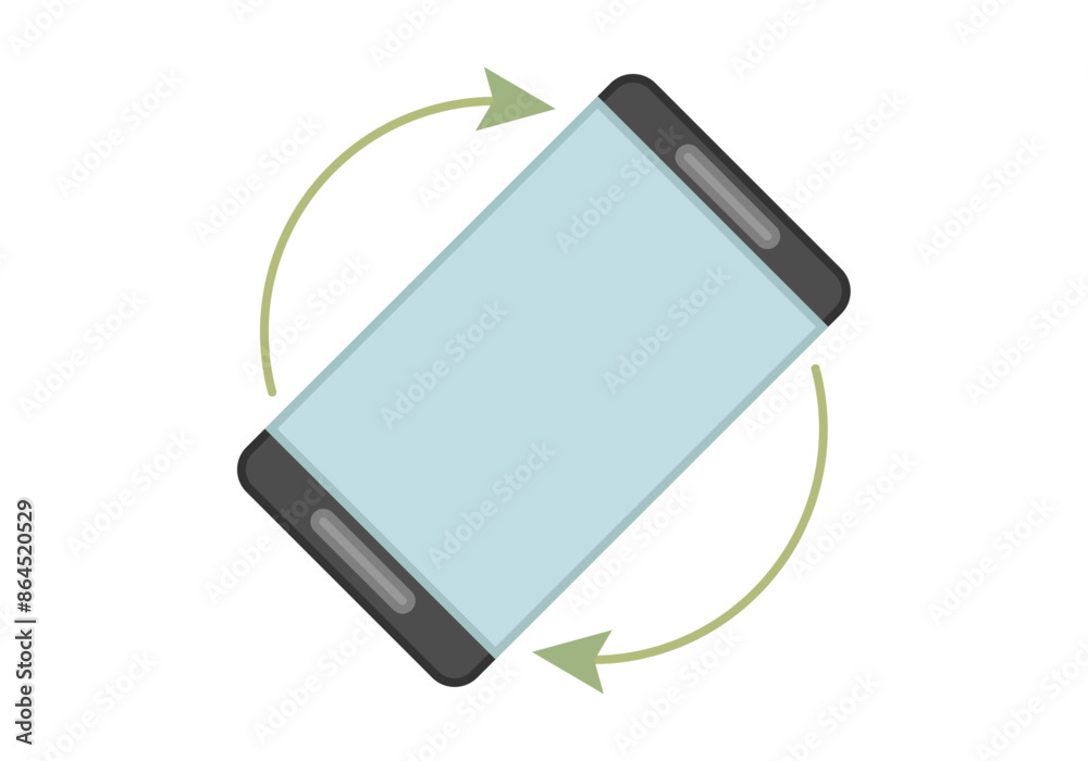 Icono de rotación de pantalla de móvil