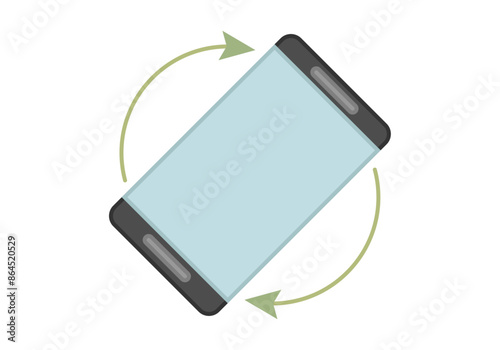 Icono de rotación de pantalla de móvil