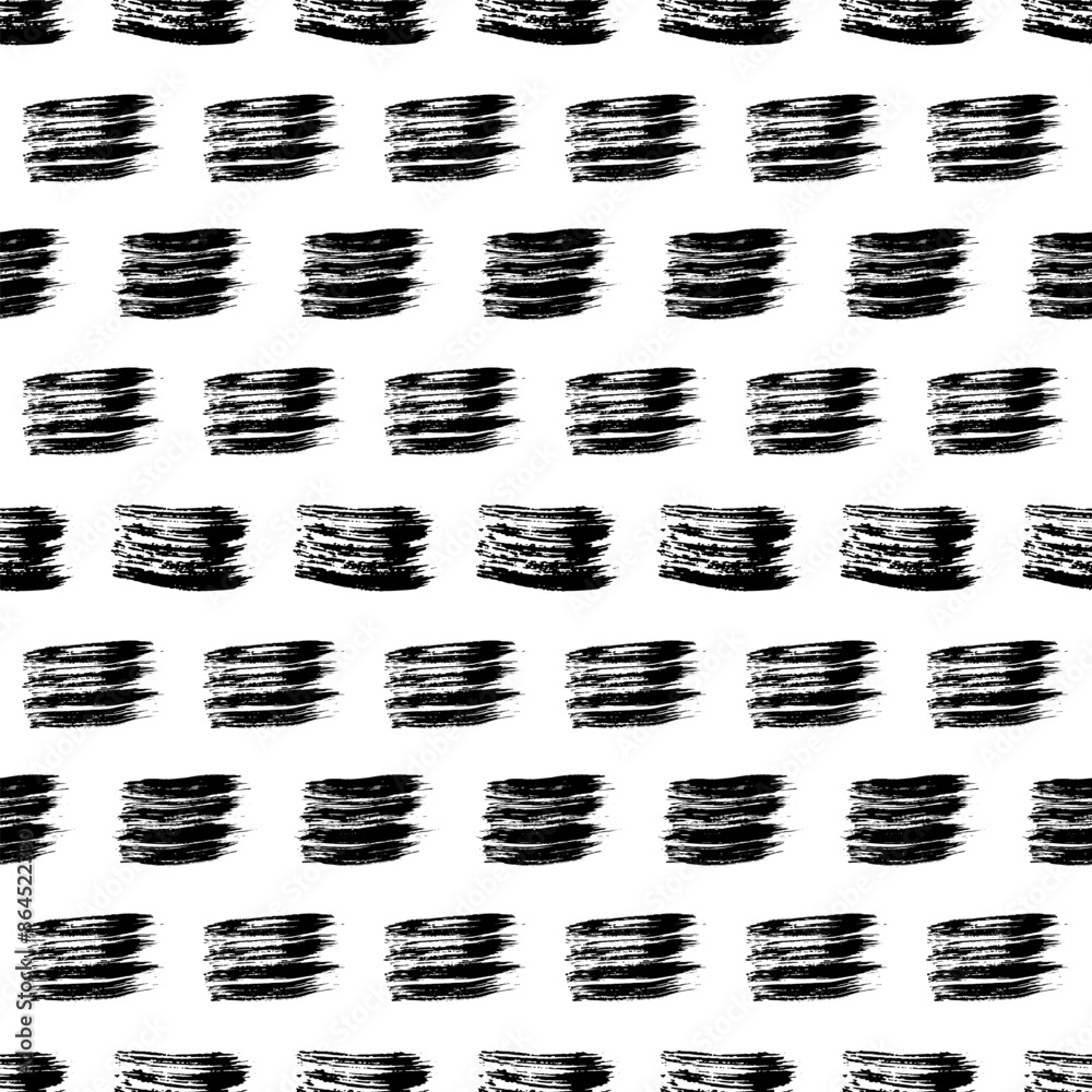 Seamless pattern with hand drawn scribble smears