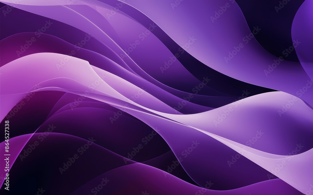 Obraz premium abstract purple waves desktop background