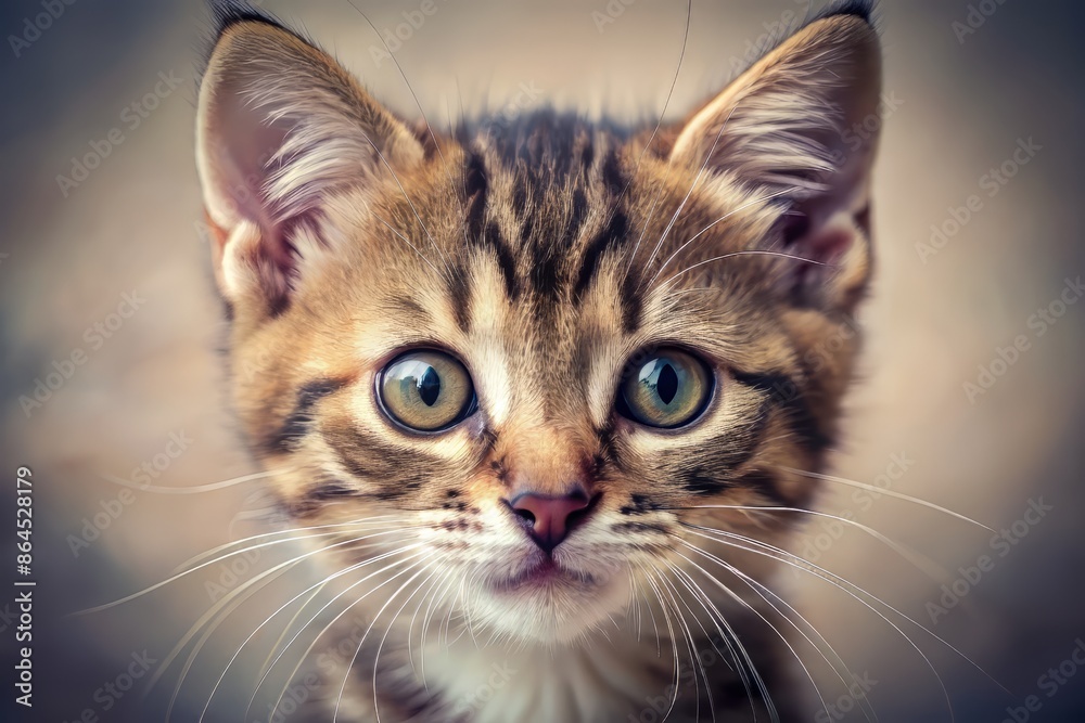 Adorable whiskered feline face with intricately drawn features, gentle eyes, and a tiny nose, set against a soft, creamy background with subtle texture. Adorable whiskered feline face with intricately drawn features, gentle eyes, and a tiny nose, set against a soft, creamy background with subtle texture.