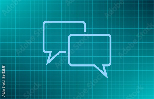 Vector illustration blue background