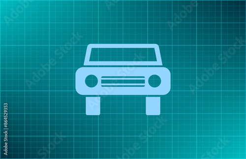 Vector illustration blue background