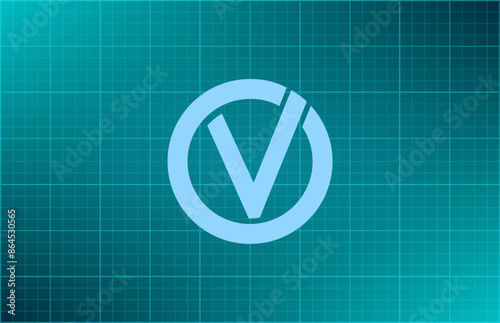 Vector illustration blue background