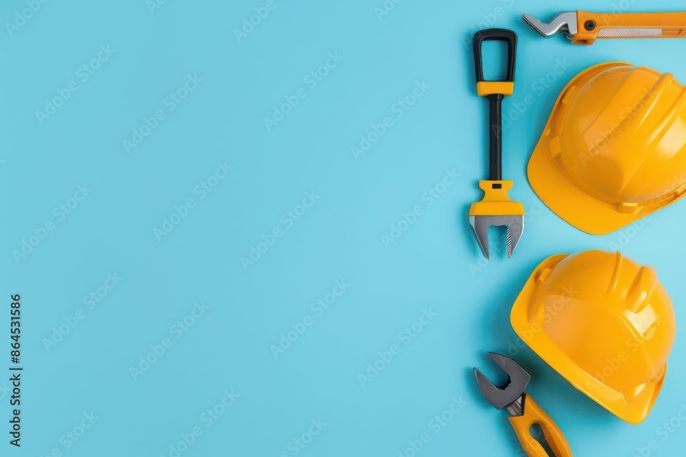 A conceptual image of cyber insulation tools, perfect for a safety banner with ample copy space A conceptual image of cyber insulation tools, perfect for a safety banner with ample copy space