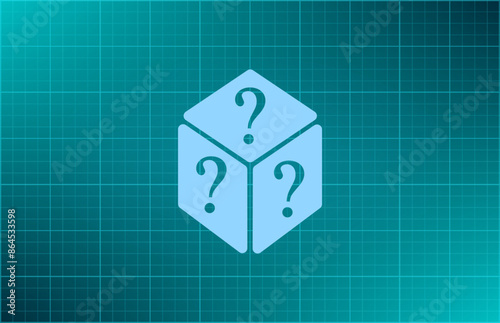Vector illustration blue background