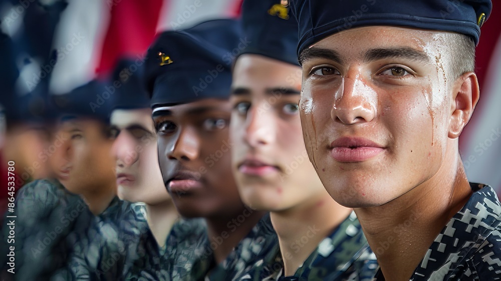 group of american young military officers group of american young military officers
