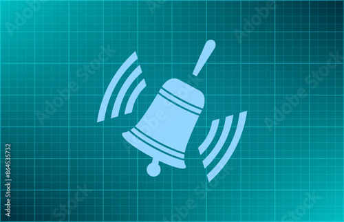 Vector illustration blue background