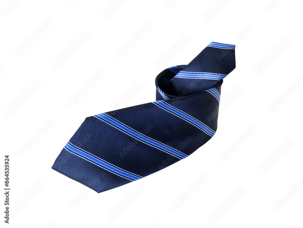 Rolled elegant necktie isolated on white background. Rolled elegant necktie isolated on white background.