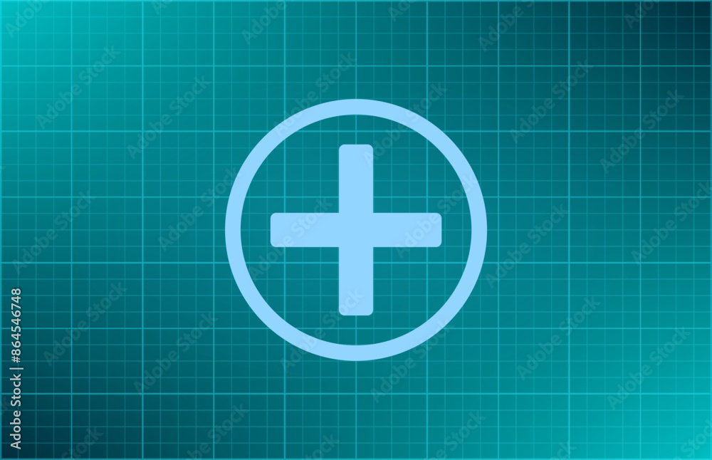 Obraz premium Vector illustration blue background