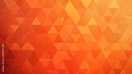 Orange abstract geometric pattern with grainy gradient effect, noise texture poster banner header design