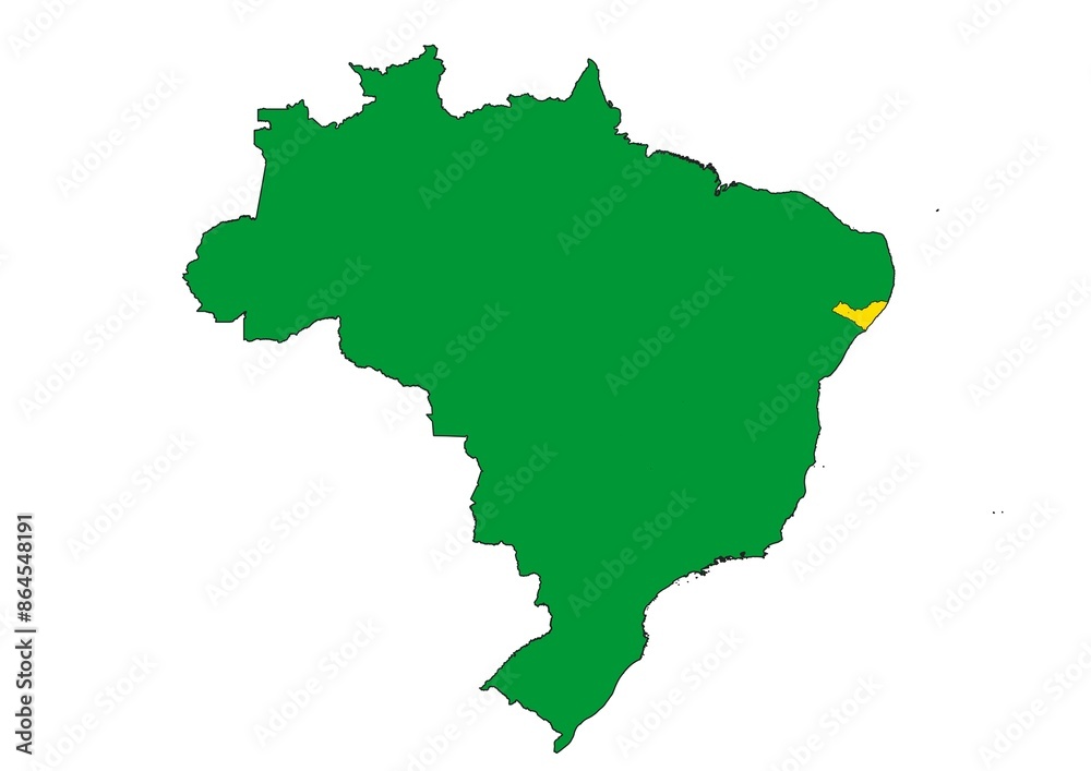 Alagoas state location within Brazil Alagoas state location within Brazil