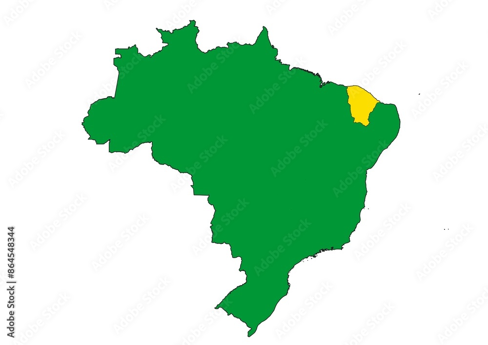Ceará state location within Brazil Ceará state location within Brazil