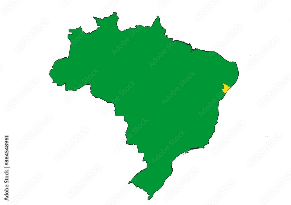 Sergipe state location within Brazil Sergipe state location within Brazil