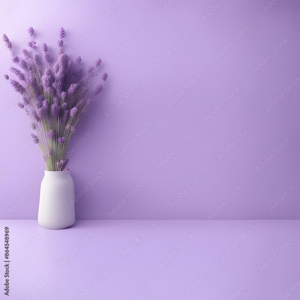 Lavender flowers in a vase Lavender flowers in a vase