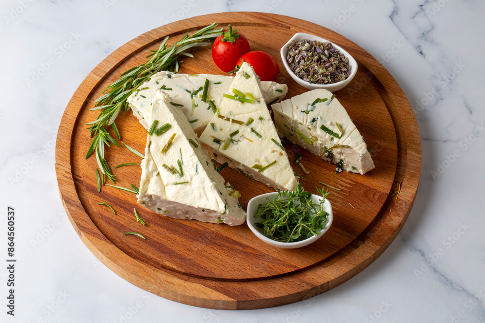 Herbed Cheese from Van Turkey. Turkish name; Van Otlu Peynir