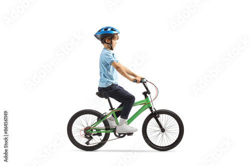 Kid with a helmet riding a bicycle © Ljupco Smokovski