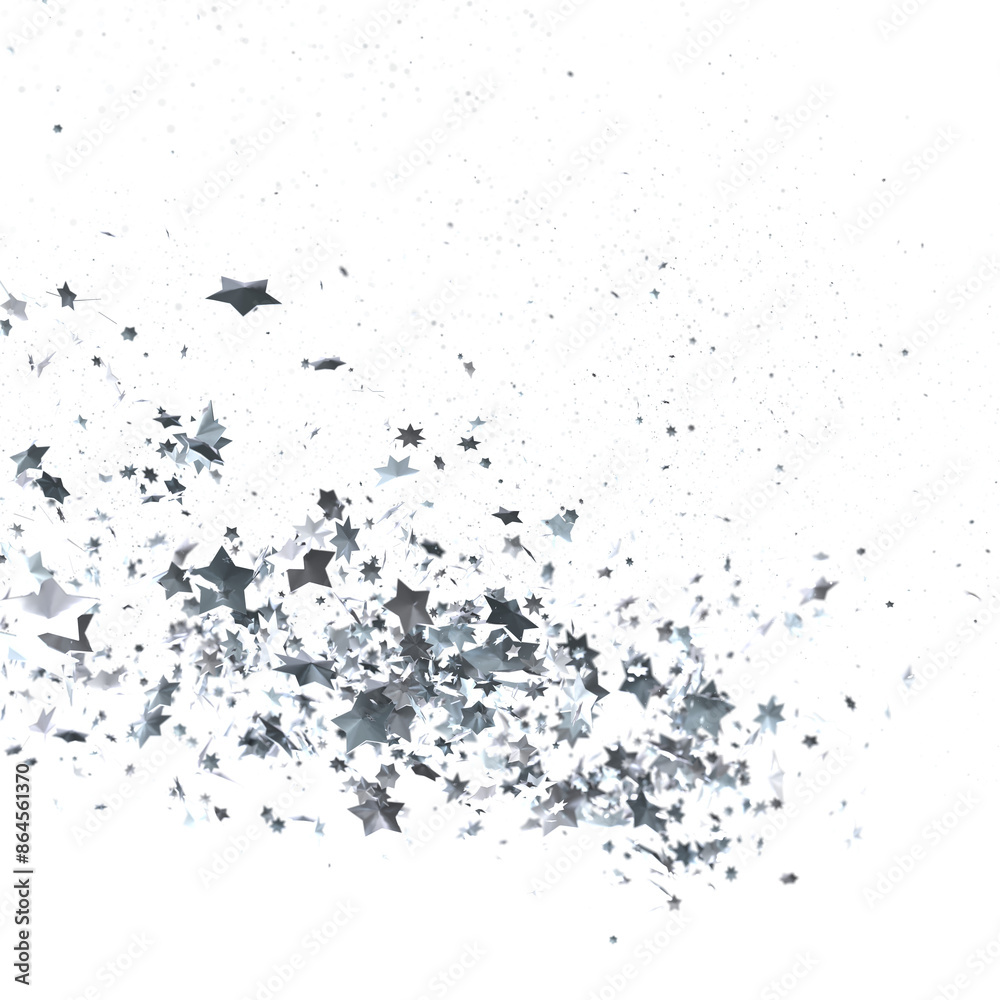 Stellar Christmas Drift: Radiant 3D Illustration Showcasing Descending Holiday Stars in Motion Stellar Christmas Drift: Radiant 3D Illustration Showcasing Descending Holiday Stars in Motion