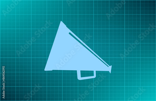 Vector illustration blue background