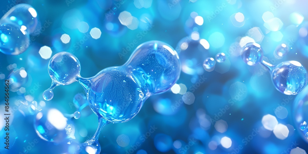 The image is of a blue background with many small blue bubbles. The bubbles are scattered throughout the image, with some closer to the foreground and others further back The image is of a blue background with many small blue bubbles. The bubbles are scattered throughout the image, with some closer to the foreground and others further back