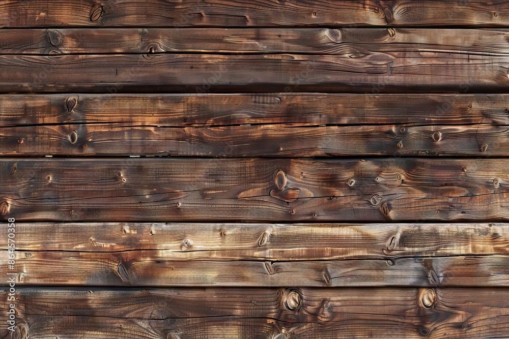 Naklejka premium Wood plank brown texture background