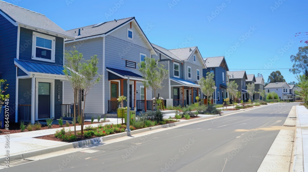 sustainable housing development with all homes featuring energy-efficient aluminum siding, reducing carbon footprints and promoting green living sustainable housing development with all homes featuring energy-efficient aluminum siding, reducing carbon footprints and promoting green living