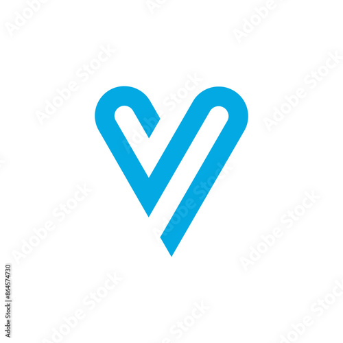 heart logo V 