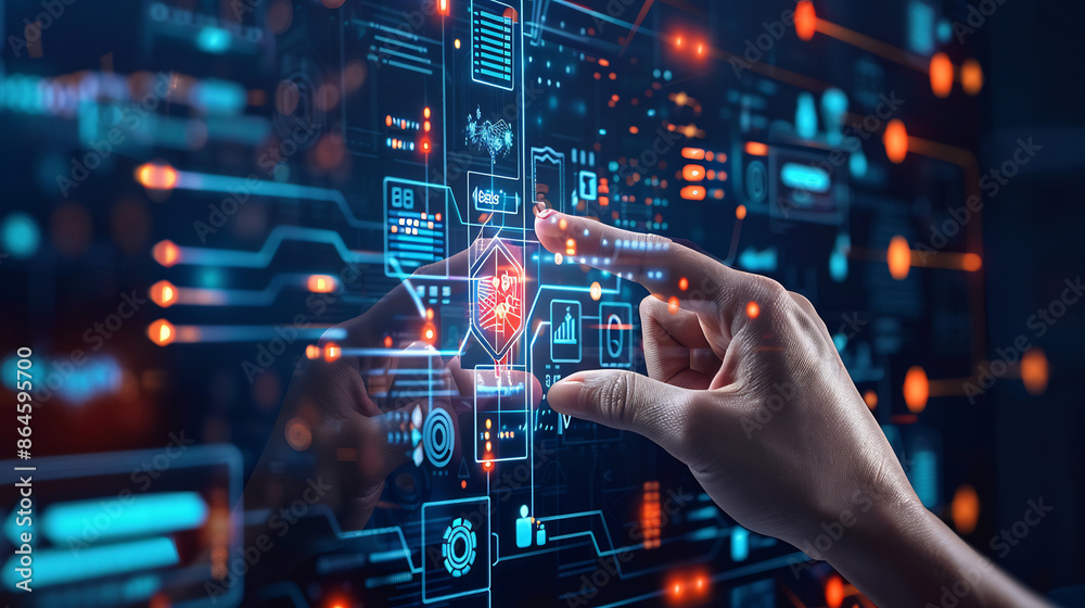 Artificial Intelligence Interface Concept Digital Transformation Artificial Intelligence Interface Concept Digital Transformation