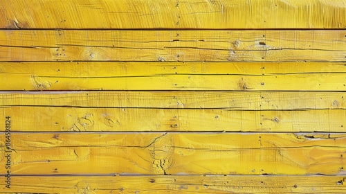 Wallpaper Mural Yellow wooden plank texture background Torontodigital.ca