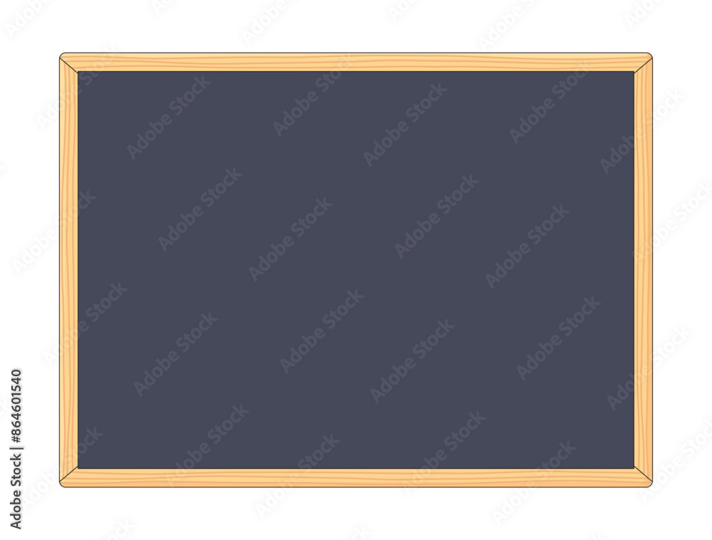 Blank chalkboard isolated vector illustration Blank chalkboard isolated vector illustration