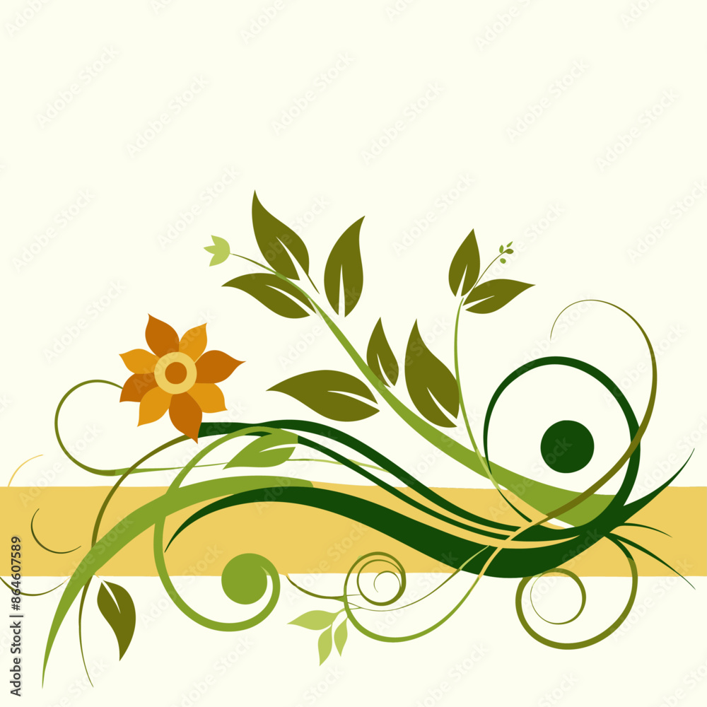 Vector floral background design (52) Vector floral background design (52)